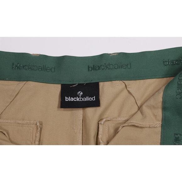 Blackballed Golf Gentleman's Mens Tan Performance Joggers Pants Trousers Large - Picture 6 of 7